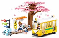Set de construcție Sluban Girl Is Dream:Tram in the city center (B1018)