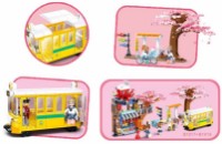 Set de construcție Sluban Girl Is Dream:Tram in the city center (B1018) imaginea #3 — magazin online Desire.md