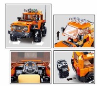 Set de construcție Sluban Model Bricks: American Jeep Bronx (B1013) imaginea #3 — magazin online Desire.md