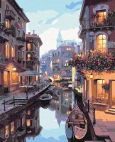 Картина по номерам Brushme Канал в Венеции (BS7673)