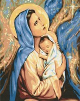 Картина по номерам Brushme Мария и Иисус (BS24165)