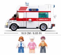 Set de construcție Sluban Town: Ambulance (B1065) imaginea #4 — magazin online Desire.md