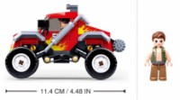 Set de construcție Sluban Town: Red SUV (B1105) imaginea #4 — magazin online Desire.md