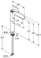 Смеситель для умывальника Kludi Balance (522980575) фото №2 — интернет-магазин Desire.md