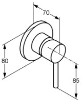 Baterie de duș Kludi Bozz (389250576) imaginea #2 — magazin online Desire.md