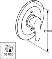 Смеситель для душа Kludi Tercio (389210575) фото №2 — интернет-магазин Desire.md
