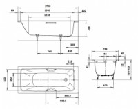 Cadă de baie Kaldewei Cayono 750 imaginea #2 — magazin online Desire.md