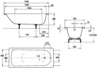 Ванна Kaldewei Eurowa 1700x700 фото №2 — интернет-магазин Desire.md