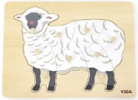 Пазл Viga Montessori Puzzle Sheep (44609)