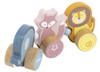 Jucarie de impins si tras PolarB Pull-Along Зверята (44023) imaginea #2 — magazin online Desire.md