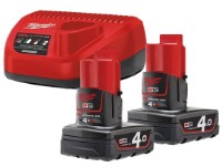 Аккумулятор + зарядное устройство Milwaukee M12NRG-402 (4933459211)