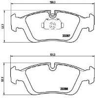 Set placute frână Brembo P 06 024 imaginea #2 — magazin online Desire.md