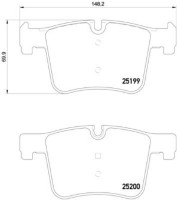 Set placute frână Brembo P 06 075 imaginea #2 — magazin online Desire.md