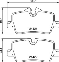 Set placute frână Brembo P 06 113 imaginea #2 — magazin online Desire.md