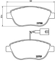 Комплект тормозных колодок Brembo P 23 087 фото №2 — интернет-магазин Desire.md