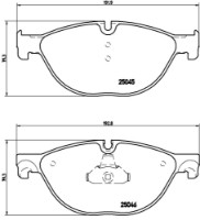 Set placute frână Brembo P 24 076 imaginea #2 — magazin online Desire.md