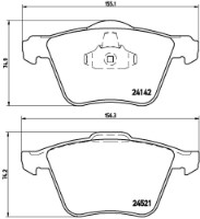 Set placute frână Brembo P 24 077 imaginea #2 — magazin online Desire.md