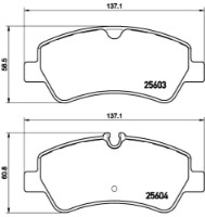 Set placute frână Brembo P 24 160 imaginea #2 — magazin online Desire.md