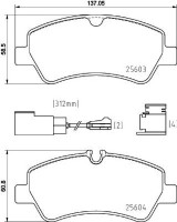 Set placute frână Brembo P 24 187 imaginea #2 — magazin online Desire.md
