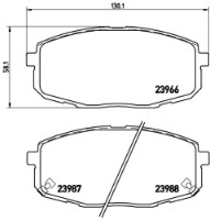 Set placute frână Brembo P 30 034 imaginea #2 — magazin online Desire.md