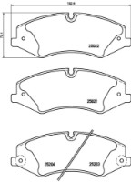 Set placute frână Brembo P 44 022 imaginea #2 — magazin online Desire.md