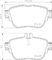 Комплект тормозных колодок Brembo P 50 136 фото №2 — интернет-магазин Desire.md