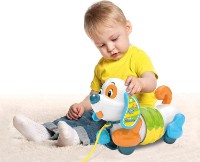 Jucarie de impins si tras Clementoni Pull Along Dog (17262) imaginea #2 — magazin online Desire.md