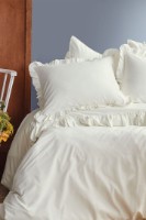 Lenjerie de pat Issimo Frill Double Vanilla imaginea #2 — magazin online Desire.md