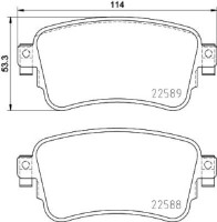 Set placute frână Brembo P 61 133 imaginea #2 — magazin online Desire.md