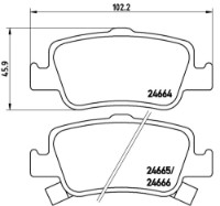 Set placute frână Brembo P 83 080 imaginea #2 — magazin online Desire.md