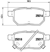Set placute frână Brembo P 83 133 imaginea #2 — magazin online Desire.md