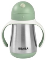 Cana cu pai Beaba Sage Green 250ml (913535) imaginea #4 — magazin online Desire.md