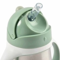 Cana cu pai Beaba Sage Green 250ml (913535) imaginea #5 — magazin online Desire.md