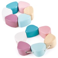 Кубики Пирамидка Hape Bunny (E0107) фото №3 — интернет-магазин Desire.md