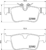 Set placute frână Brembo P 86 030 imaginea #2 — magazin online Desire.md