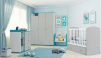 Детский комод Polini Kids Sky 5085 c ящиками Cерый фото №4 — интернет-магазин Desire.md