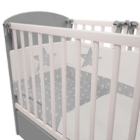 Кроватка Polini Kids Sky 745 c ящиком Серый фото №5 — интернет-магазин Desire.md