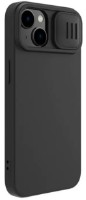 Чехол Nillkin Apple iPhone 14 CamShield Silky Magnetic Silicone Case Elegant Black фото №3 — интернет-магазин Desire.md