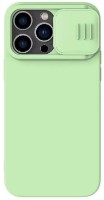 Чехол Nillkin Apple iPhone 14 Pro CamShield Silky Silicone Mist Green фото №1 — интернет-магазин Desire.md