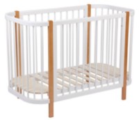 Кроватка Polini Kids Simple 350 Белый-бук фото №2 — интернет-магазин Desire.md