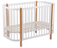 Кроватка Polini Kids Simple 350 Белый-бук фото №7 — интернет-магазин Desire.md