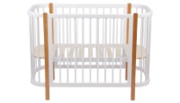 Кроватка Polini Kids Simple 350 Белый-бук фото №8 — интернет-магазин Desire.md