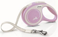 Поводок Flexi New Comfort XS Tape 3m Pink