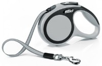 Поводок Flexi New Comfort S Tape 5m Grey фото №1 — интернет-магазин Desire.md
