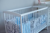 Детское постельное белье Polini Kids Зигзаг 5 120х60 Cеро/Голубой фото №6 — интернет-магазин Desire.md