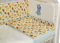 Детское постельное белье Polini Kids Собачки 7 120х60 Бирюзовый фото №6 — интернет-магазин Desire.md