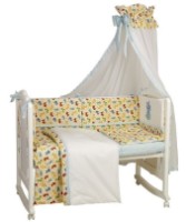 Детское постельное белье Polini Kids Собачки 7 120х60 Бирюзовый