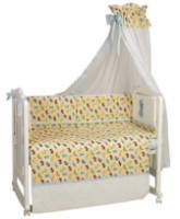 Детское постельное белье Polini Kids Собачки 7 120х60 Бирюзовый фото №3 — интернет-магазин Desire.md