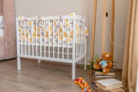 Защитный барьер для кроватки Polini Kids Simple 100 Белый фото №3 — интернет-магазин Desire.md