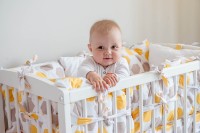 Защитный барьер для кроватки Polini Kids Simple 100 Белый фото №4 — интернет-магазин Desire.md